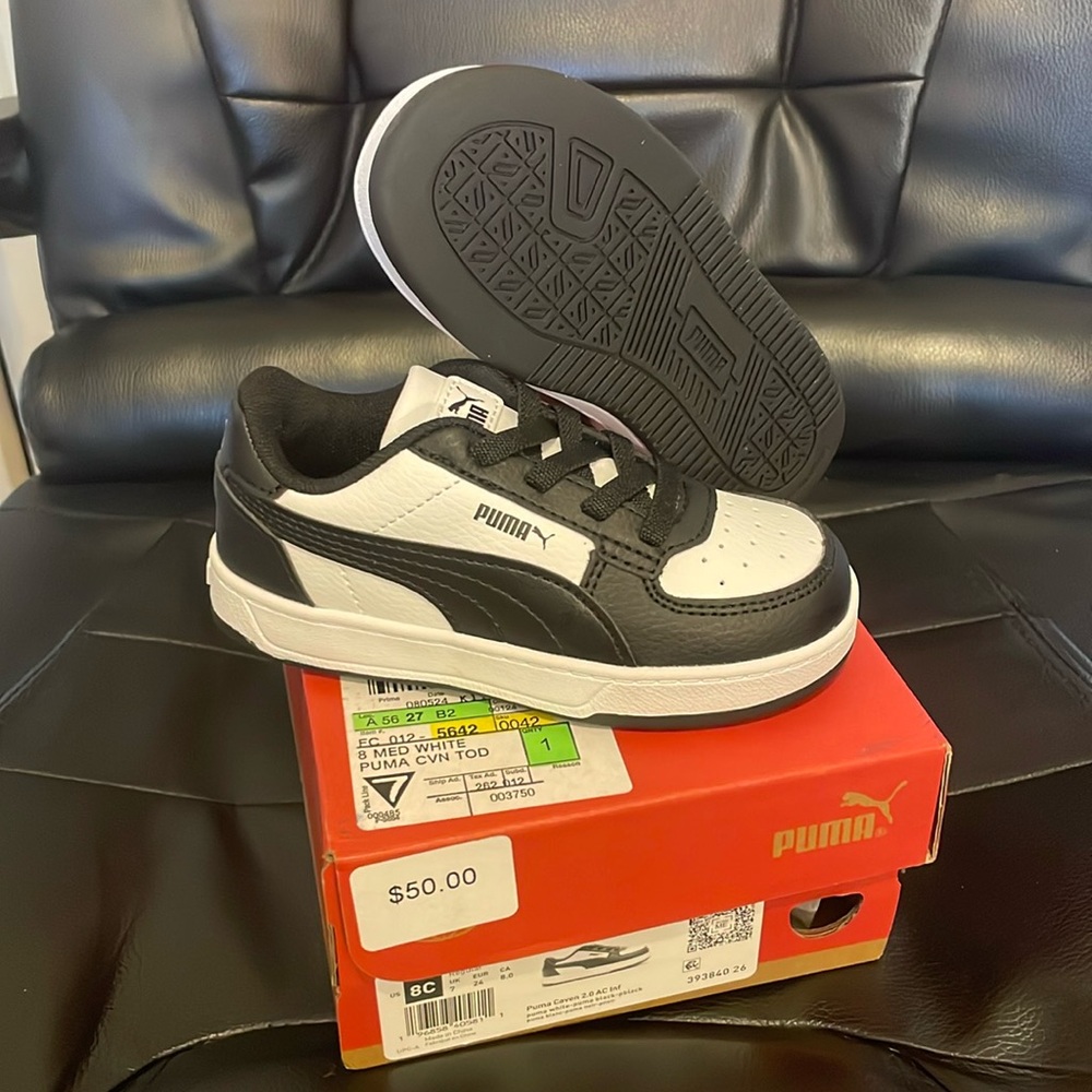 Puma Caven 2.0 Black and White